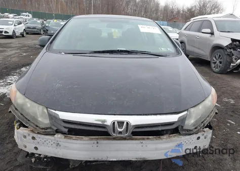 2012 Honda Civic Ex z USA, uszkodzony, nr VIN 19XFB2F89CE329594